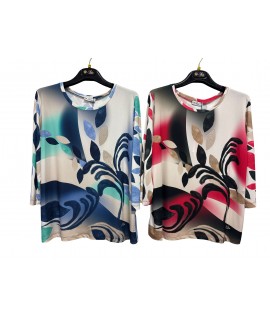 Maglia Fantasia Monica - Perla Oversize Maglieria e t-shirt donna POMONICA