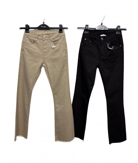 Pantaloni Bottone L5208 - Encaty Pantaloni donna ECL5208