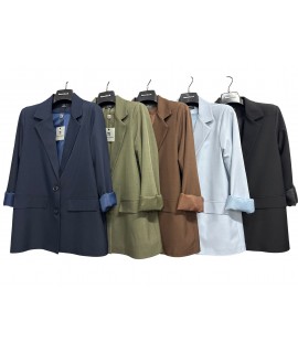 Giacca Tinta Unita 25246 - Bianca Ghirelli Giacche BG25246