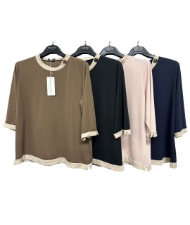 Maglia Curvy 25245 - Kiara Contini Maglieria e t-shirt donna KC25245