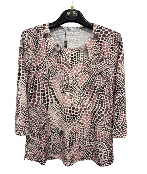 Maglia Matilde Fantasia - Perla Oversize Maglieria e t-shirt donna POMATILDEFANT