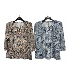 Maglia Matilde Fantasia - Perla Oversize Maglieria e t-shirt donna POMATILDEFANT