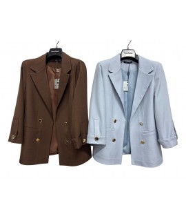 Giacca Tinta Unita 25258 - Bianca Ghirelli Giacche BG25258