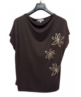 Maglia Fiori 50126 - Carla Ferroni Maglieria e t-shirt donna CF50126