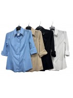 Camicia Basic Tinta Unita 80020 - Patrizia Blasio Camicie e Bluse donna PB80020