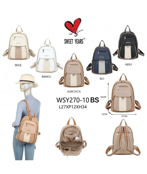 Zainetto Ecopelle WSY270-10 - Sweet Years Borse donna SYWSY270-10