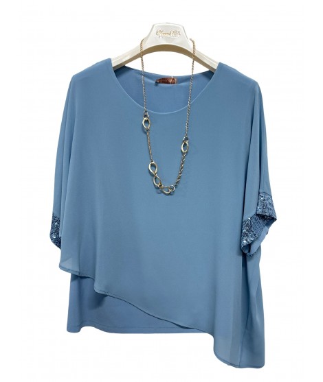 Bluse Tinta Unita 10986 - Donna Bella Camicie e Bluse donna DB10986