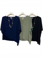 Bluse Tinta Unita 10986 - Donna Bella Camicie e Bluse donna DB10986