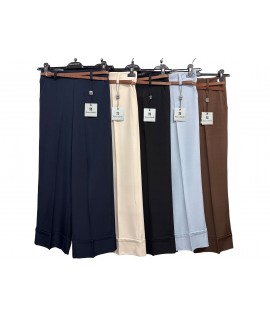 Pantaloni Tinta Unita 25262 - Bianca Ghirelli Pantaloni donna BG25262