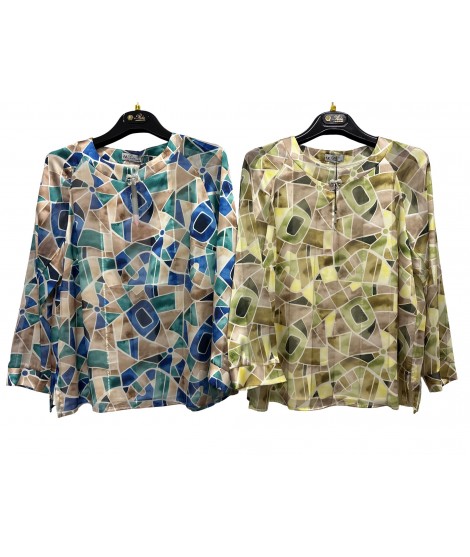 Bluse Fantasia Olessia - Perla Oversize Camicie e Bluse donna POOLESSIA