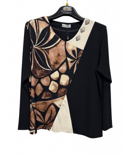 Maglia Fantasia Lucia - Perla Oversize Maglieria e t-shirt donna POLUCIA