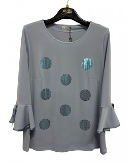 Maglia Fantasia Pois - Perla Oversize Maglieria e t-shirt donna POPOIS