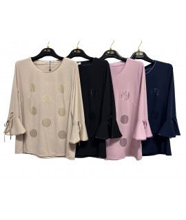 Maglia Fantasia Pois - Perla Oversize Maglieria e t-shirt donna POPOIS