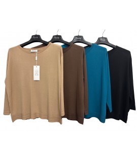 Maglia Girocollo T5250 - Encaty Maglieria e t-shirt donna ECT5250