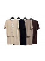 Completo Tinta Unita M3522 - Encaty Completi e set coordinati ECM3522