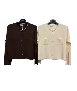 Maglia Tasche T5245 - Encaty Maglieria e t-shirt donna ECT5245