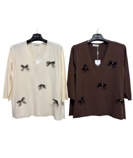 Maglia Fiocchi T5254 - Encaty Maglieria e t-shirt donna ECT5254