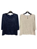 Maglia Fantasia Marta - Perla Oversize Maglieria e t-shirt donna POMARTA