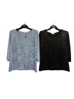 Maglia Fantasia Marta - Perla Oversize Maglieria e t-shirt donna POMARTA