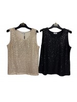 Canotta Paillettes Gabriella - Perla Oversize Top e canotte POGABRIELLA
