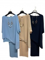 Completo Tinta Unita COM/3478 - Lia Donna Completi e set coordinati LIACOM/3478