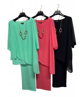 Completo Tinta Unita COM/3478 - Lia Donna Completi e set coordinati LIACOM/3478