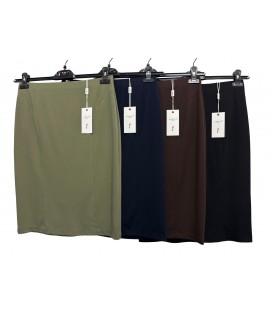 Gonna Tinta Unita GO1826 - Lesly Gonne donna LYGO1826