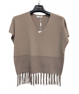 Maglia Frange M3532 - Encaty Maglieria e t-shirt donna ECM3532