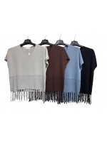 Maglia Frange M3532 - Encaty Maglieria e t-shirt donna ECM3532