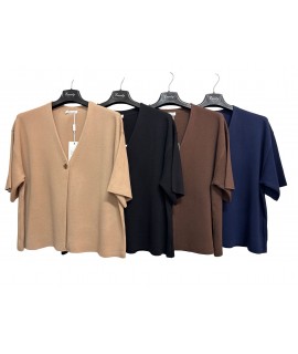 Maglia Tinta Unita T5232 - Encaty Maglieria e t-shirt donna ECT5232