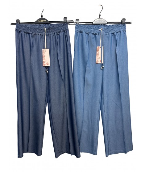 Pantaloni Chambray 906 - Simona Costa Pantaloni donna SC906