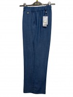 Pantaloni Chambray Diva - Perla Oversize Pantaloni donna PODIVA