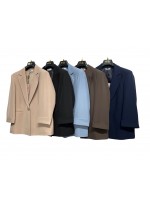 Giacca Tinta Unita Caterina - Perla Oversize Giacche POCATERINA