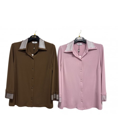 Camicia Santorini - Perla Oversize Camicie e Bluse donna POSANTORINI