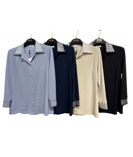 Camicia Santorini - Perla Oversize Camicie e Bluse donna POSANTORINI