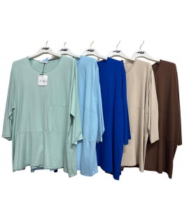 Maglia Tinta Unita 306 - La Belle Chemise Maglieria e t-shirt donna LBC306