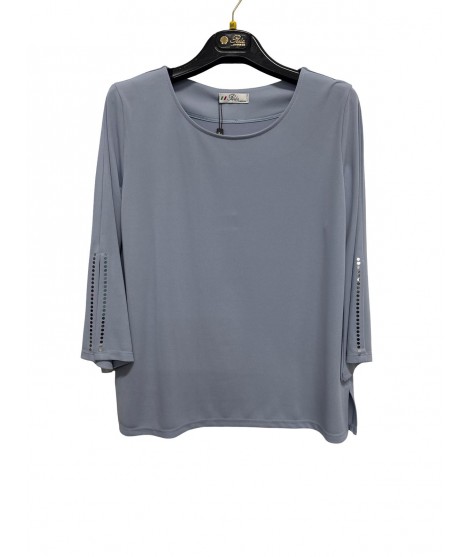 Maglia Tinta Unita Roma - Perla Oversize Maglieria e t-shirt donna POROMA