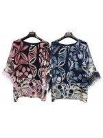 Bluse Fantasia Piume - Perla Oversize Camicie e Bluse donna POPIUME