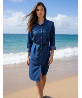 Vestito Jeansato 70268 - Carla Ferroni Vestiti e abiti  CF70268