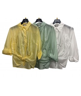 Camicia Nodo 50113 - Carla Ferroni Camicie e Bluse donna CF50113