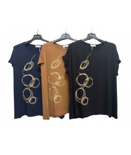 Maglia Fantasia AS77613 - Encaty Maglieria e t-shirt donna ECAS77613