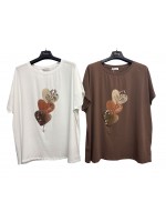 T-shirt Fantasia K731 - Encaty Maglieria e t-shirt donna ECK731