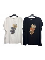 T-shirt Fantasia K731 - Encaty Maglieria e t-shirt donna ECK731