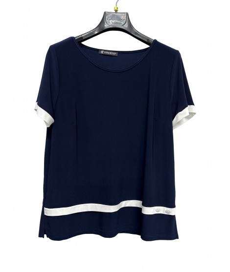 T-shirt Bicolor IT249 - Concetti Maglieria e t-shirt donna CONIT249UNITA
