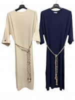 Vestito Tinta Unita GC1030 - Encaty Vestiti e abiti  ECGC1030