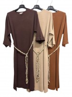 Vestito Tinta Unita GC1030 - Encaty Vestiti e abiti  ECGC1030