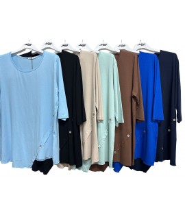 Maglia Tinta Unita 314 - La Belle Chemise Maglieria e t-shirt donna LBC314