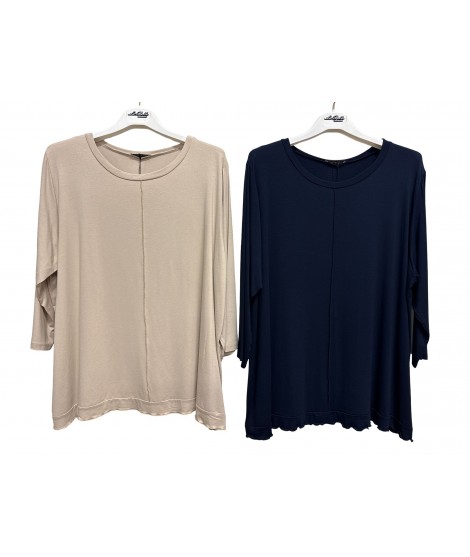 Maglia Tinta Unita 301 - La Belle Chemise Maglieria e t-shirt donna LBC301