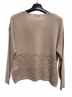 Maglia Ricami M3568 - Encaty Maglieria e t-shirt donna ECM3568