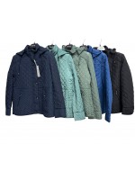 Trapuntino Cappuccio A-6602 - Encaty Piumini e giubbini ECA-6602